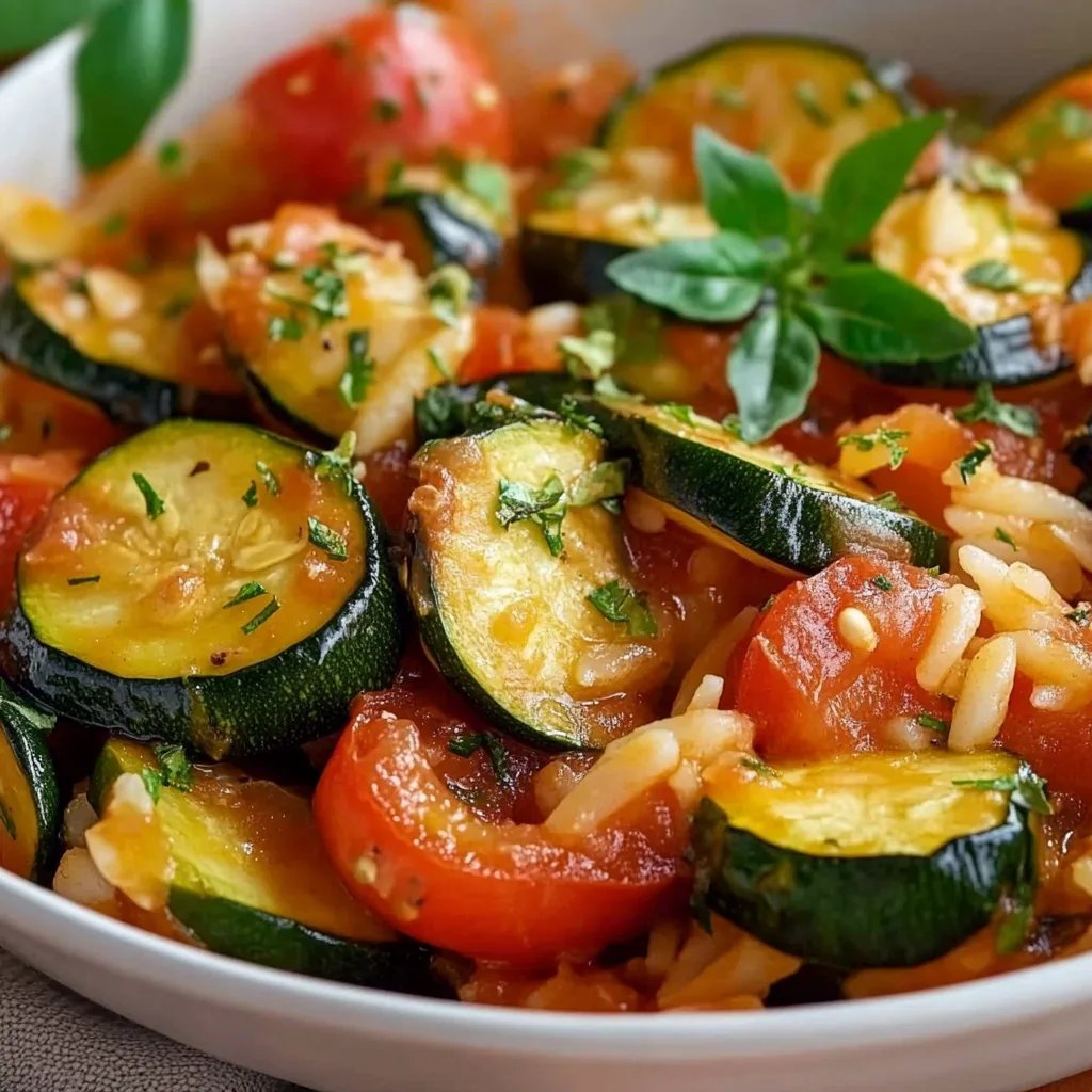 Zucchini-Tomaten-Reis