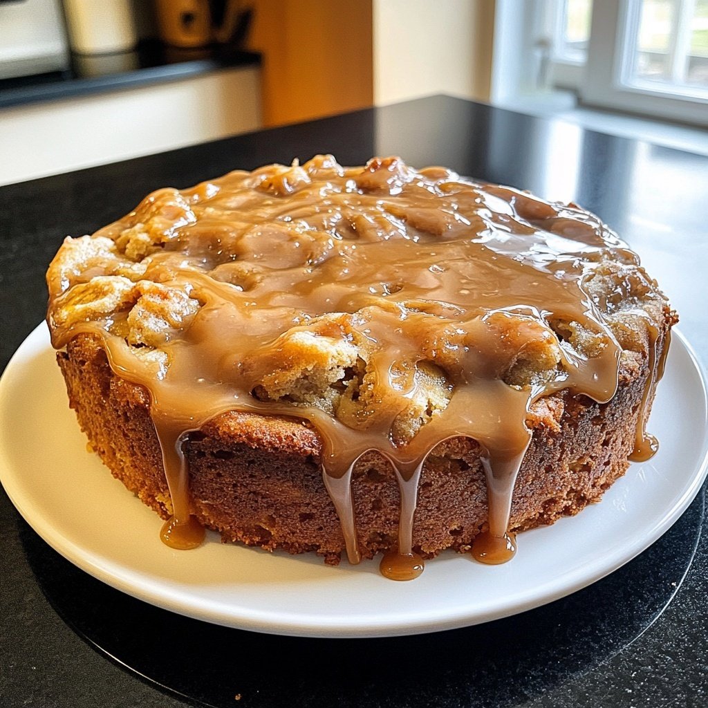 Bananenkuchen mit Karamell