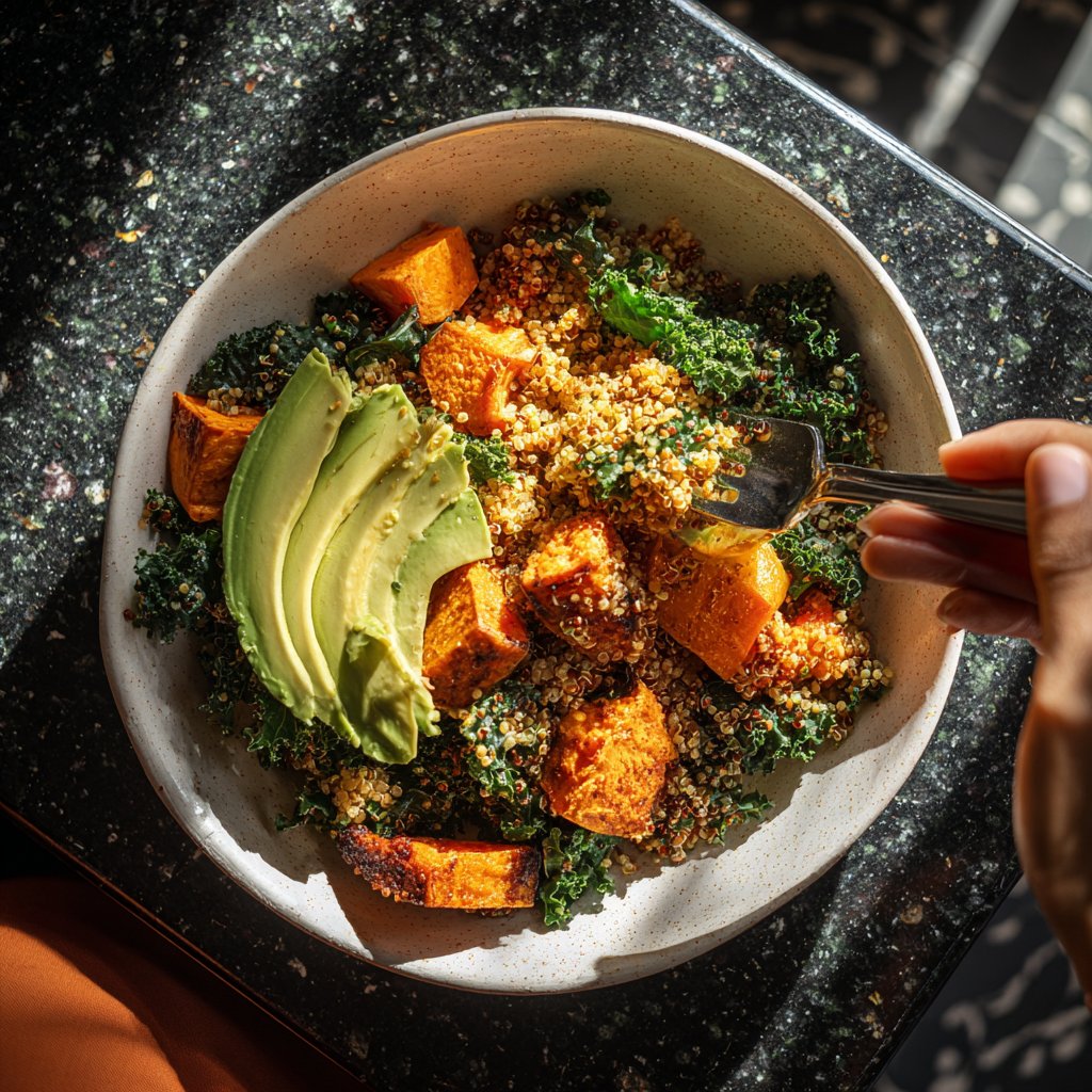 Buddha Bowl mit Quinoa und Gemüse
