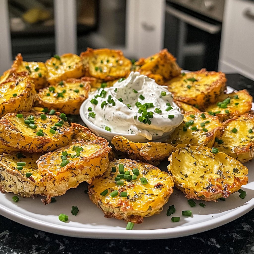 Ofenkartoffeln mit Kräuterquark