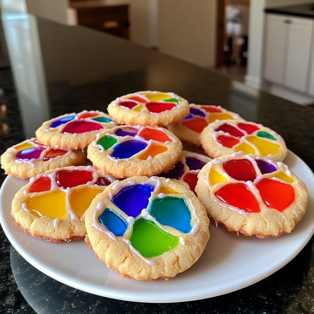 Einfache Bleiglas Kekse