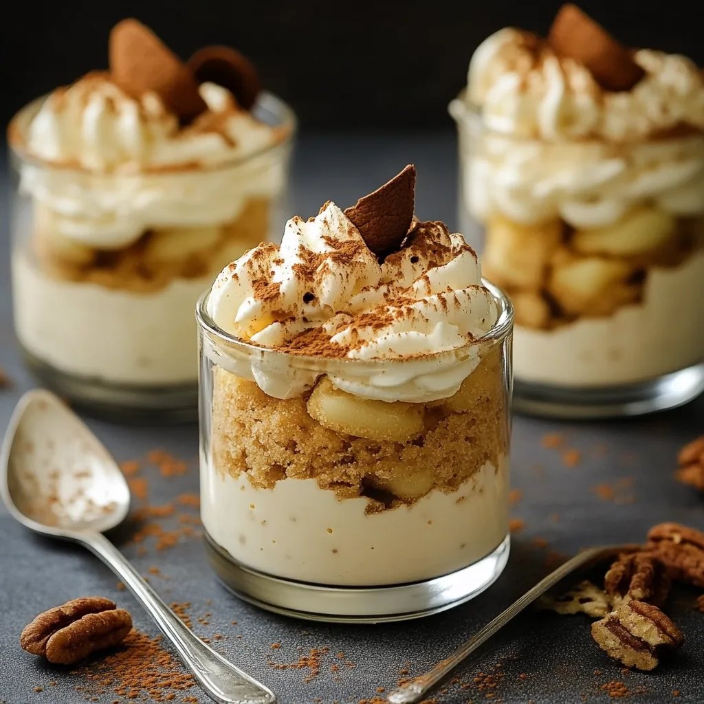 Bratapfel-Tiramisu im Glas
