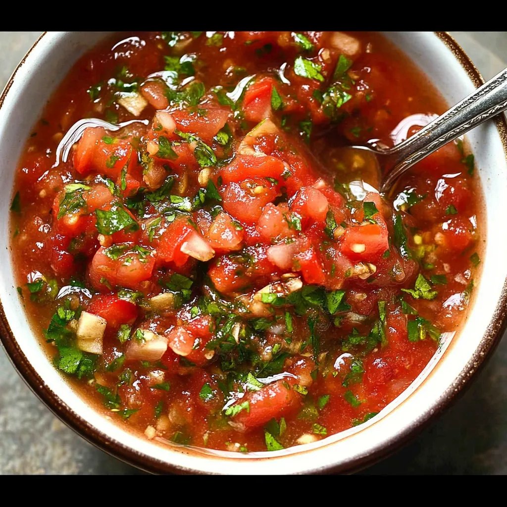 Frische Tomatensalsa