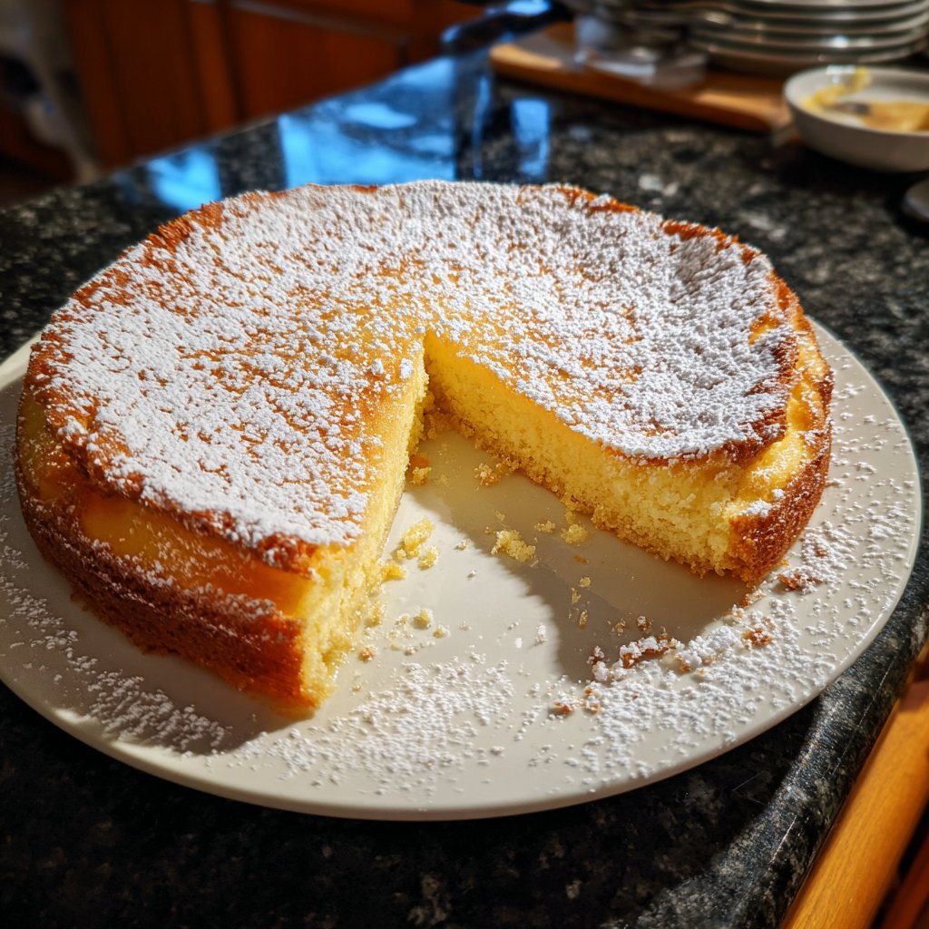 Käsekuchen mit Zitronenboden