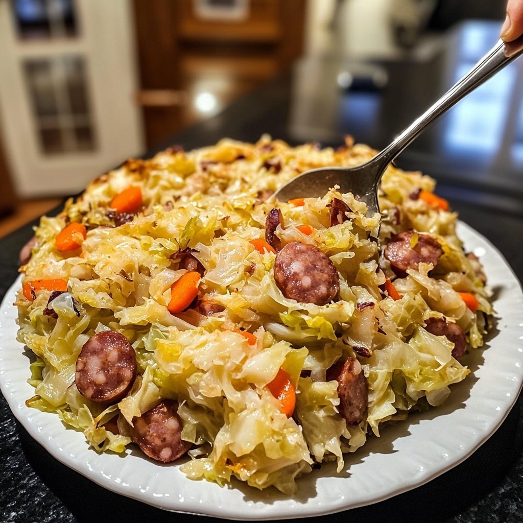 Einfacher Weißkohleintopf