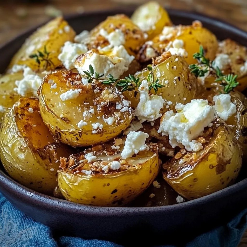 Geröstete Kartoffeln mit Feta