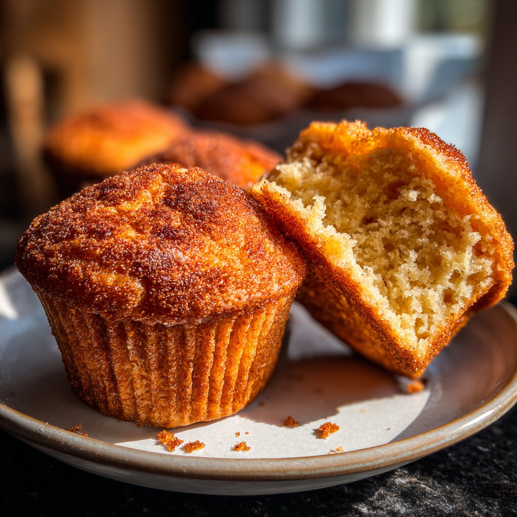 Muffins mit Zimtkruste