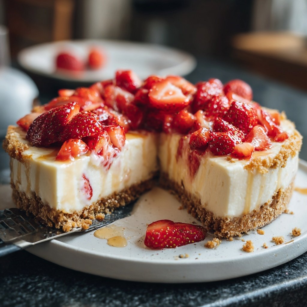 Erdbeer Joghurt Blechkuchen