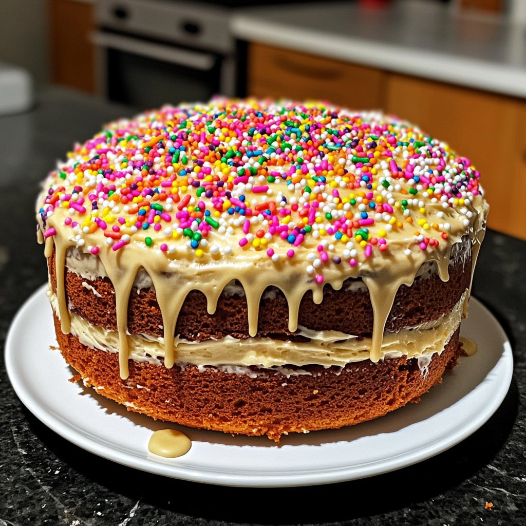 Geburtstagskuchen einfach gebacken