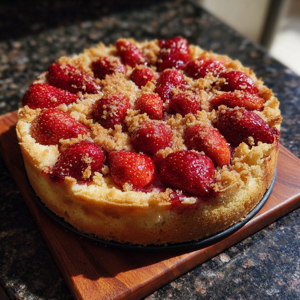 Streuselkuchen Mit Erdbeeren