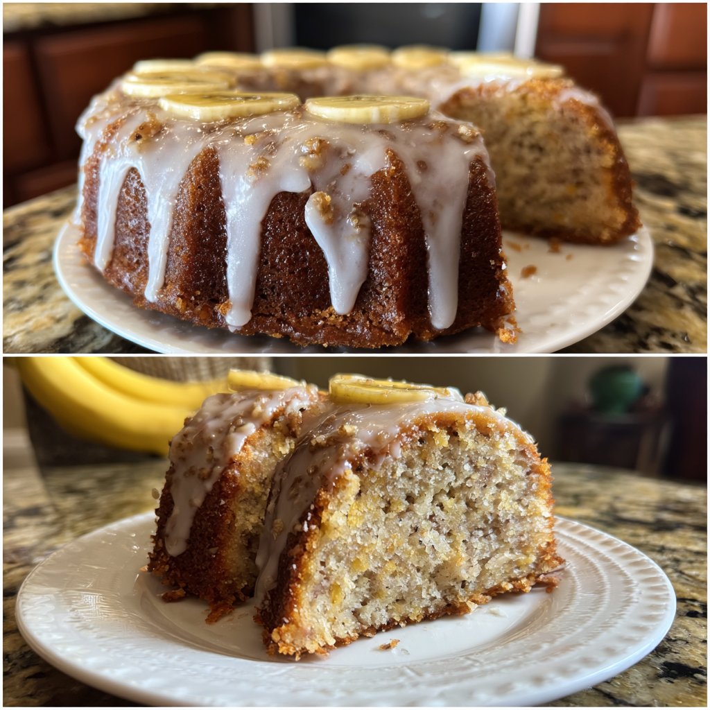 Bananenkuchen mit Buttermilch